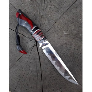 ЧЕРВОНИЙ КІГОТЬ ножі ручної роботи Павла Гончаренка, Сталь CPM® m398™ 64 HRC . Photo 3